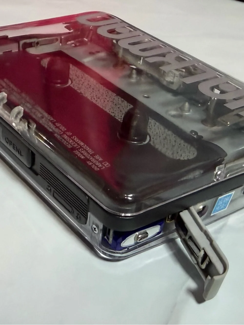 Sony Transparent Portable Audio Cassette and Radio Player FX877